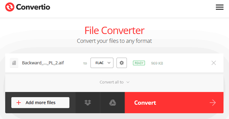 online aiff converter