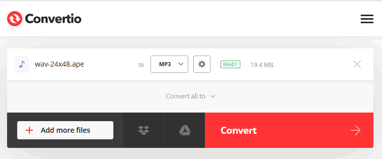 online ape converter