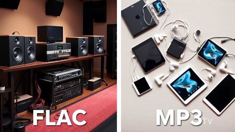flac hi-fi vs mp3 portable