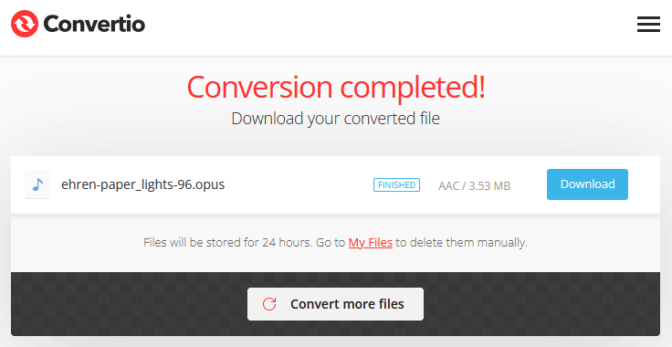 convert opus online