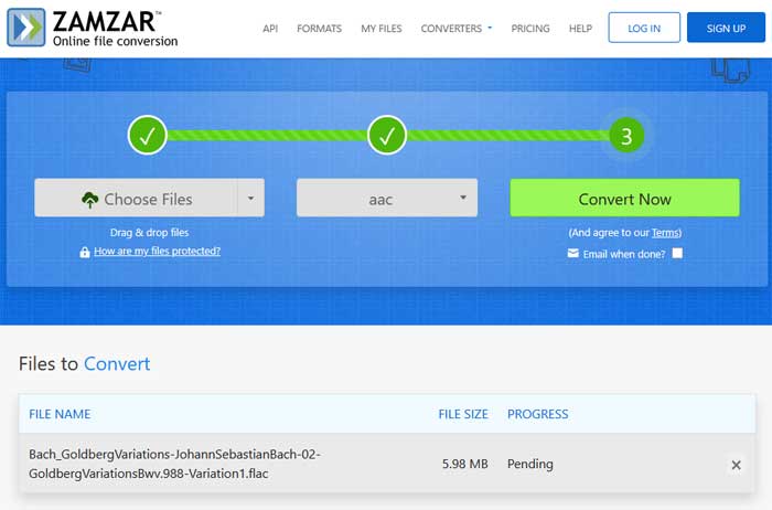 zamzar converter