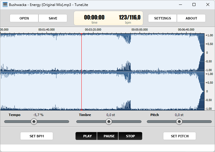 slowing down tempo