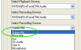How to record from Stereo Mix?