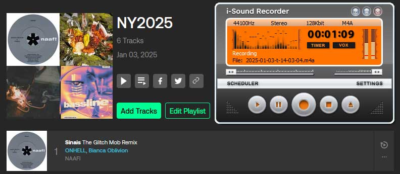 record music from Beatport
