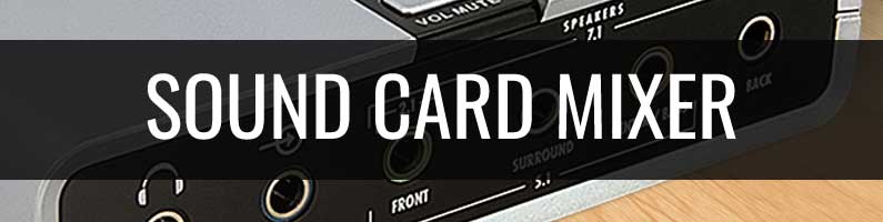sound card mixer