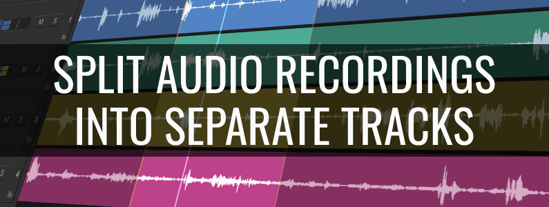 split audio recordings