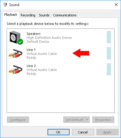 virtual audio device