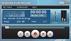 streaming audio recorder