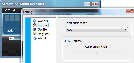 record tidal to flac