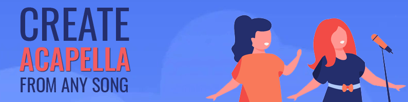create acapella from any song