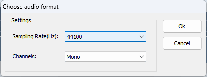 downsample options