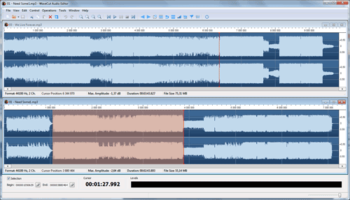 wavecut audio editor